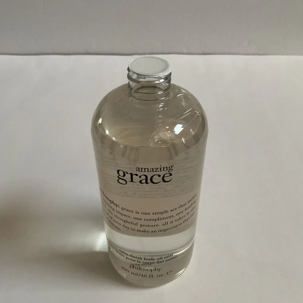 Philosophy Amazing Grace Satin-Finish Body Oil Mist 16 fl oz w/ Pump Sealed